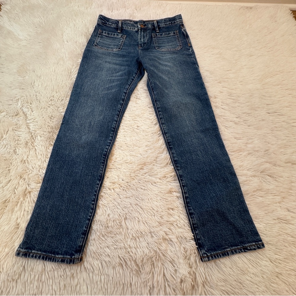 Crewcuts NWT Girls' straight-leg jean‎ in Baltic wash adjustable waist